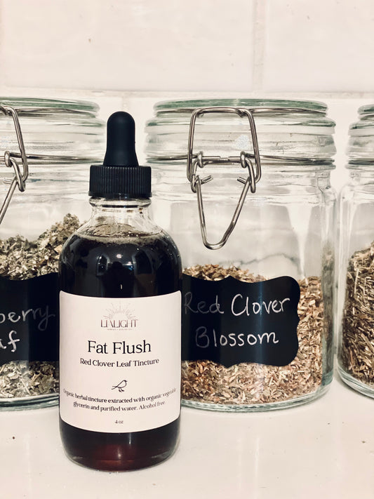 Fat Flush Red Clover Herbal Tincture